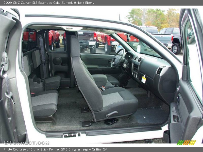 Summit White / Ebony 2009 GMC Canyon SLE Extended Cab