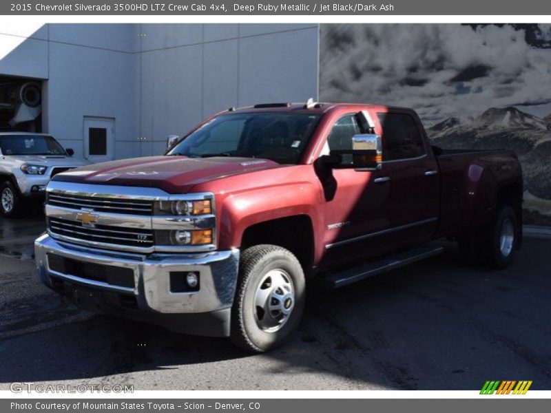 Deep Ruby Metallic / Jet Black/Dark Ash 2015 Chevrolet Silverado 3500HD LTZ Crew Cab 4x4