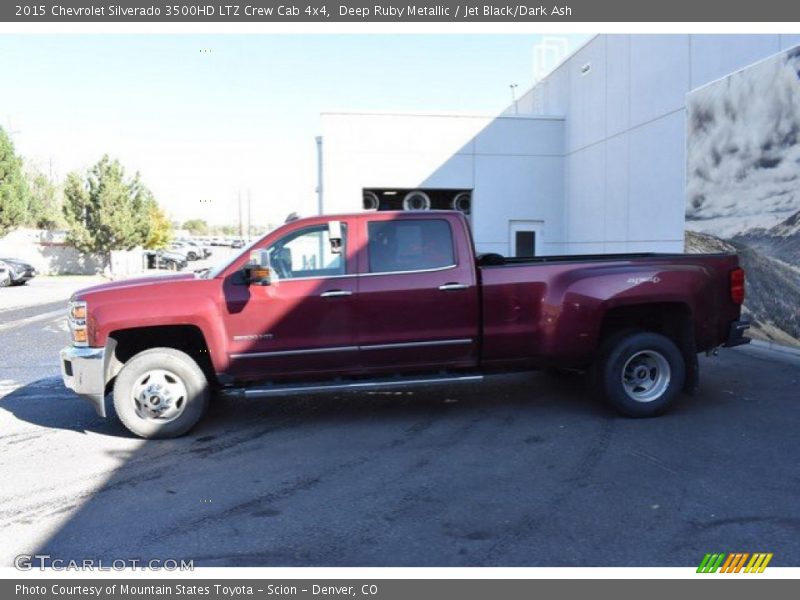 Deep Ruby Metallic / Jet Black/Dark Ash 2015 Chevrolet Silverado 3500HD LTZ Crew Cab 4x4