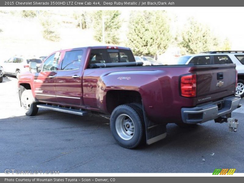 Deep Ruby Metallic / Jet Black/Dark Ash 2015 Chevrolet Silverado 3500HD LTZ Crew Cab 4x4