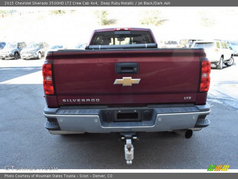 Deep Ruby Metallic / Jet Black/Dark Ash 2015 Chevrolet Silverado 3500HD LTZ Crew Cab 4x4