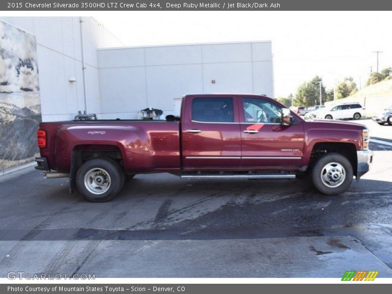 Deep Ruby Metallic / Jet Black/Dark Ash 2015 Chevrolet Silverado 3500HD LTZ Crew Cab 4x4