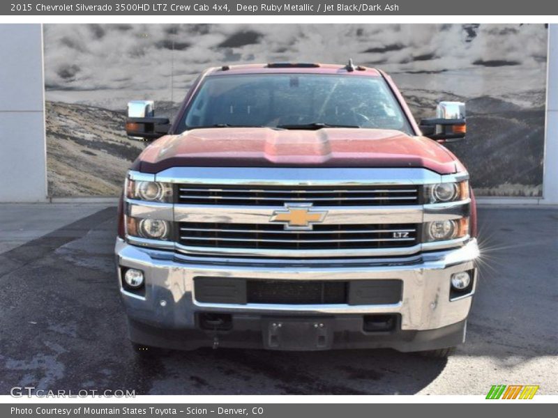 Deep Ruby Metallic / Jet Black/Dark Ash 2015 Chevrolet Silverado 3500HD LTZ Crew Cab 4x4