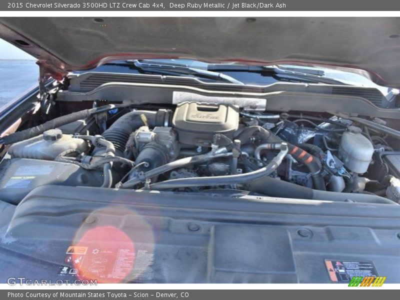 Deep Ruby Metallic / Jet Black/Dark Ash 2015 Chevrolet Silverado 3500HD LTZ Crew Cab 4x4