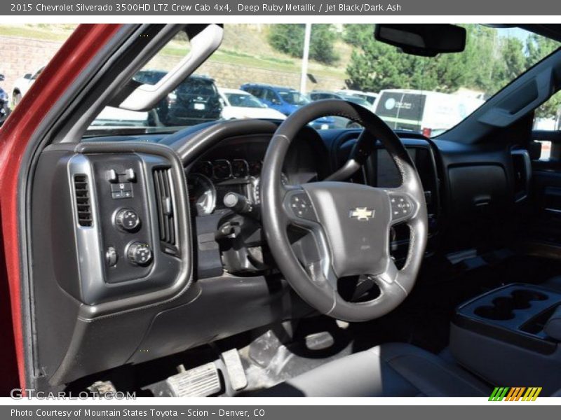Deep Ruby Metallic / Jet Black/Dark Ash 2015 Chevrolet Silverado 3500HD LTZ Crew Cab 4x4