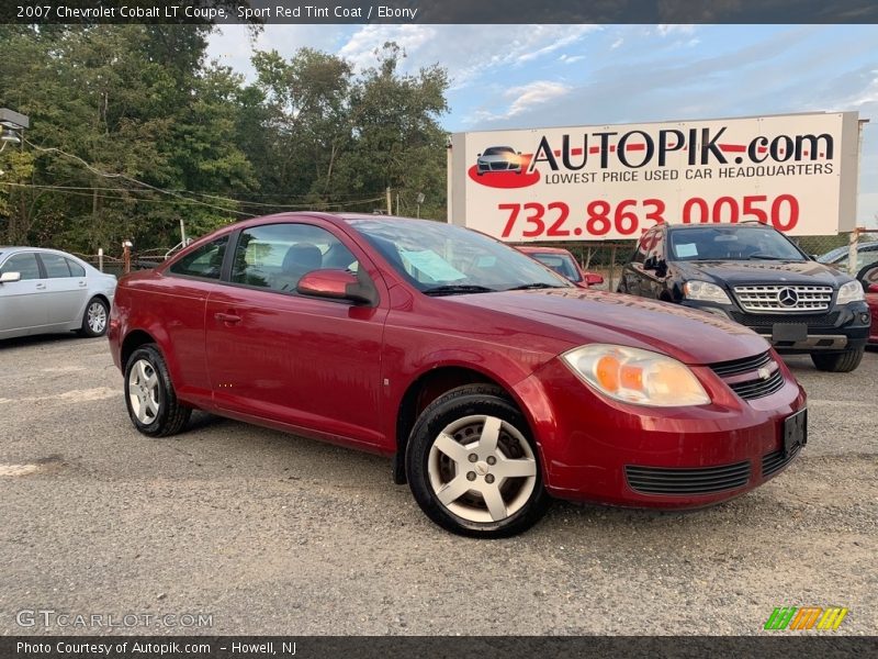 Sport Red Tint Coat / Ebony 2007 Chevrolet Cobalt LT Coupe