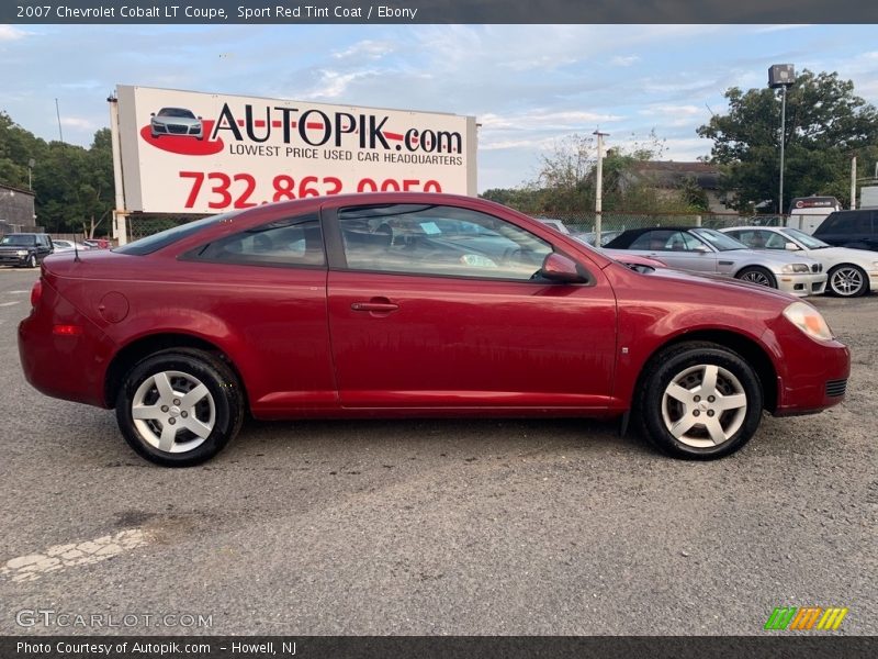 Sport Red Tint Coat / Ebony 2007 Chevrolet Cobalt LT Coupe