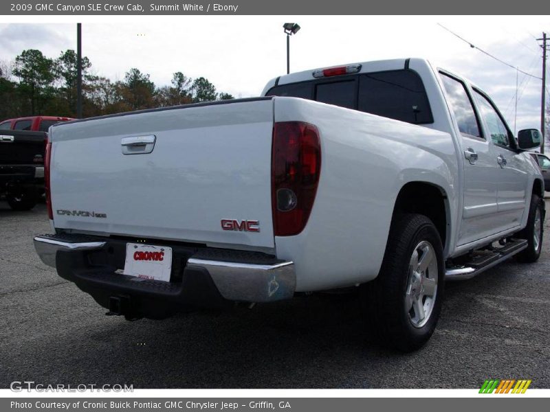 Summit White / Ebony 2009 GMC Canyon SLE Crew Cab