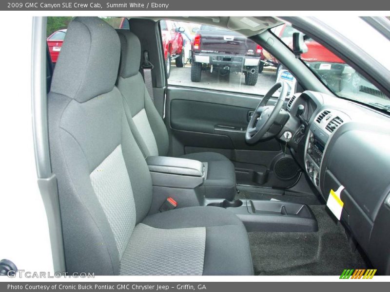 Summit White / Ebony 2009 GMC Canyon SLE Crew Cab