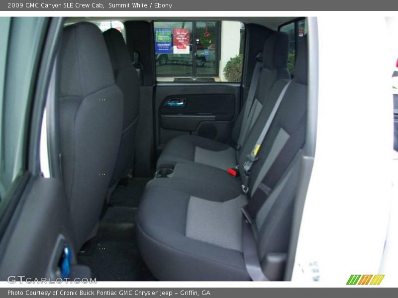 Summit White / Ebony 2009 GMC Canyon SLE Crew Cab