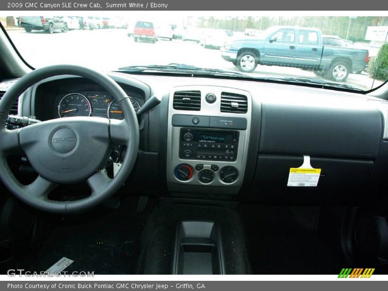 Summit White / Ebony 2009 GMC Canyon SLE Crew Cab