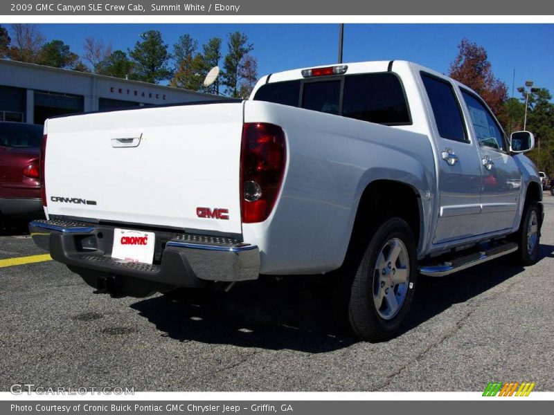 Summit White / Ebony 2009 GMC Canyon SLE Crew Cab