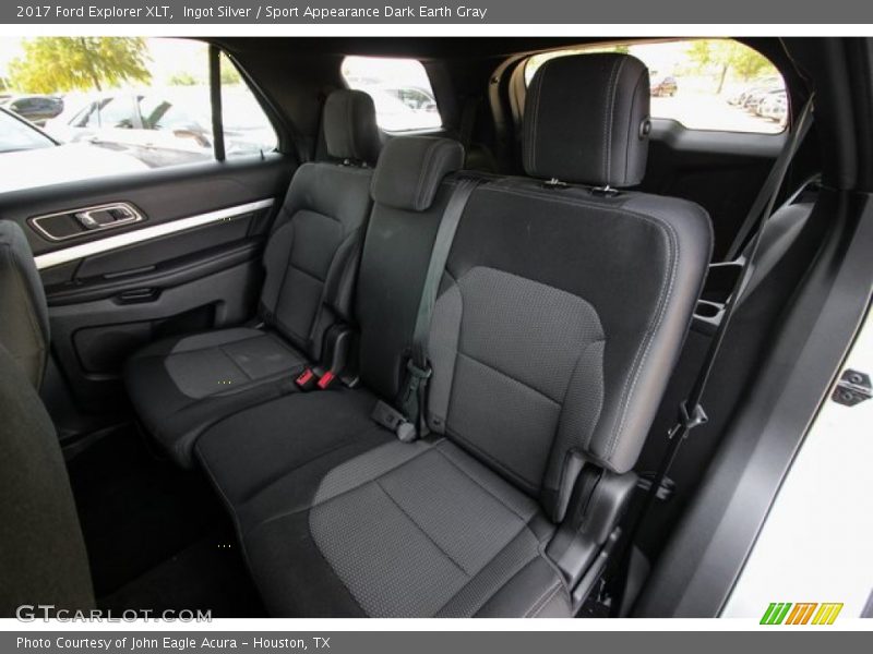 Ingot Silver / Sport Appearance Dark Earth Gray 2017 Ford Explorer XLT