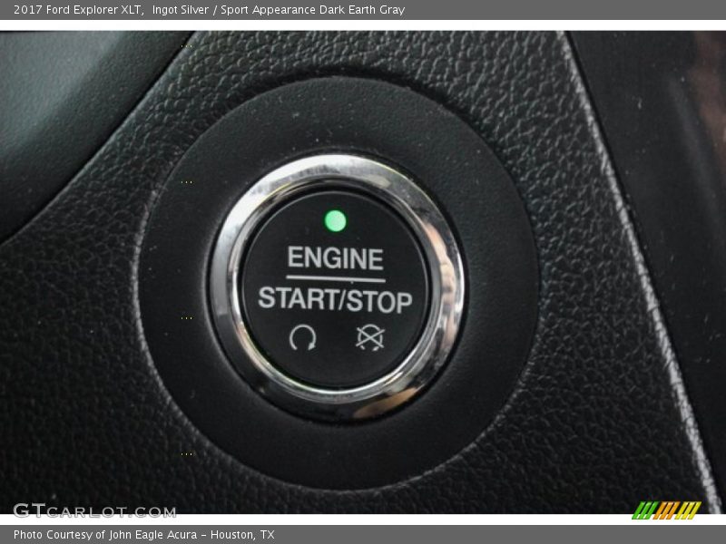 Ingot Silver / Sport Appearance Dark Earth Gray 2017 Ford Explorer XLT