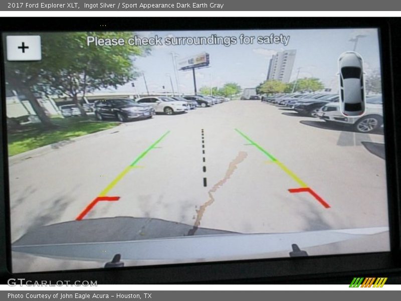 Ingot Silver / Sport Appearance Dark Earth Gray 2017 Ford Explorer XLT