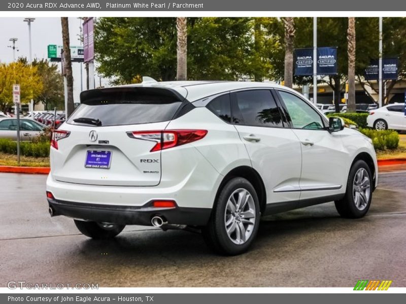 Platinum White Pearl / Parchment 2020 Acura RDX Advance AWD