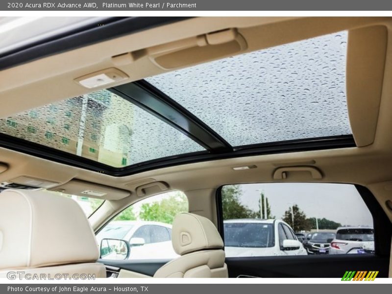 Platinum White Pearl / Parchment 2020 Acura RDX Advance AWD