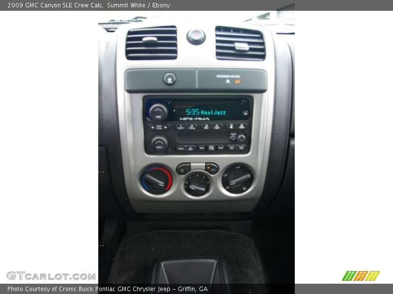 Summit White / Ebony 2009 GMC Canyon SLE Crew Cab