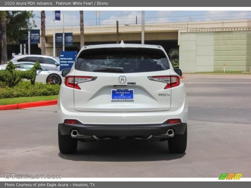 Platinum White Pearl / Ebony 2020 Acura RDX Advance