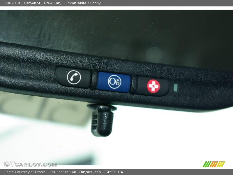 Summit White / Ebony 2009 GMC Canyon SLE Crew Cab