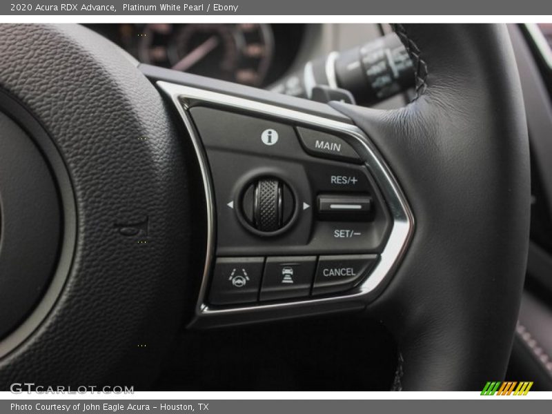 Platinum White Pearl / Ebony 2020 Acura RDX Advance