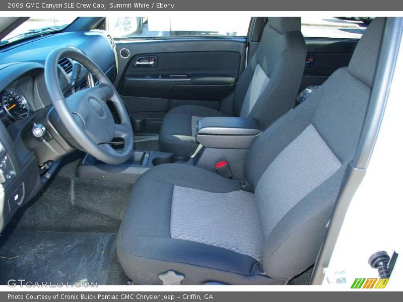 Summit White / Ebony 2009 GMC Canyon SLE Crew Cab