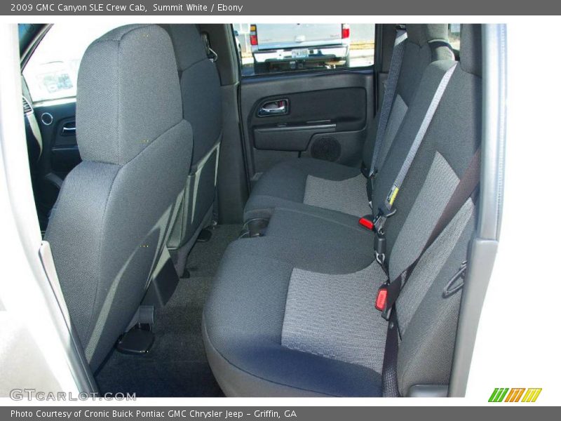 Summit White / Ebony 2009 GMC Canyon SLE Crew Cab