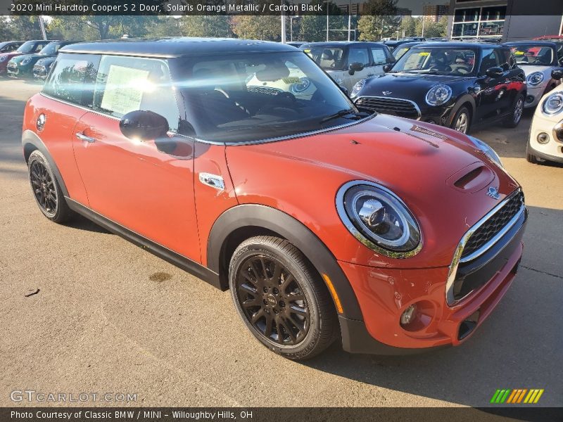 Solaris Orange Metallic / Carbon Black 2020 Mini Hardtop Cooper S 2 Door
