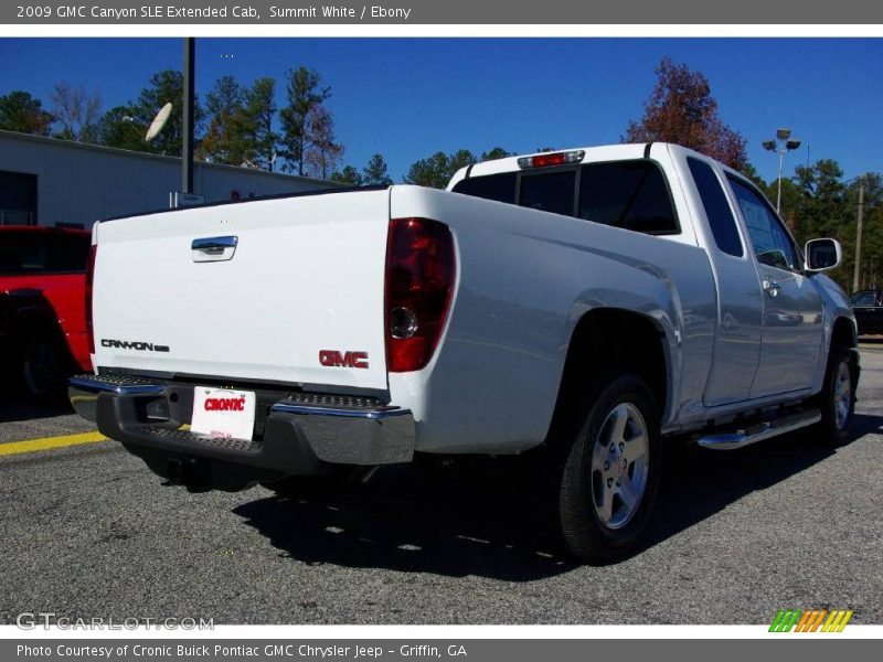 Summit White / Ebony 2009 GMC Canyon SLE Extended Cab