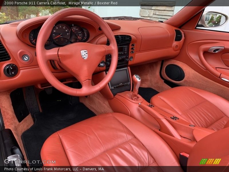  2000 911 Carrera Cabriolet Boxster Red Interior