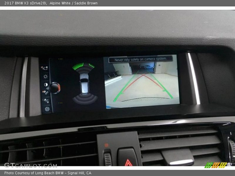 Alpine White / Saddle Brown 2017 BMW X3 sDrive28i