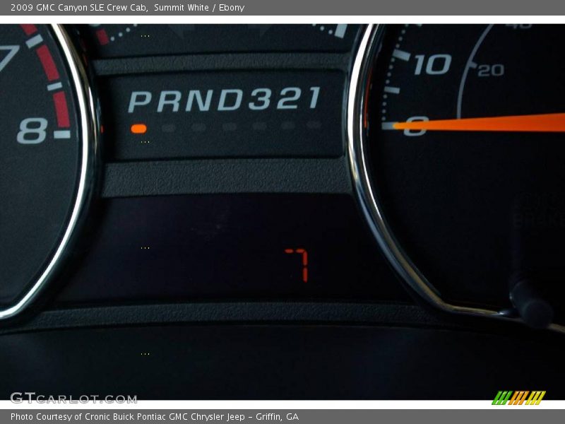 Summit White / Ebony 2009 GMC Canyon SLE Crew Cab