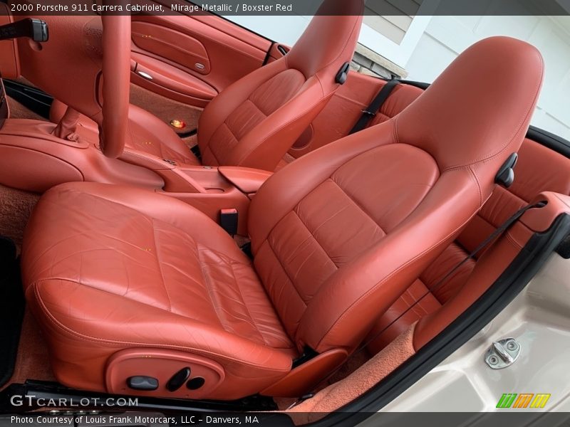 Front Seat of 2000 911 Carrera Cabriolet
