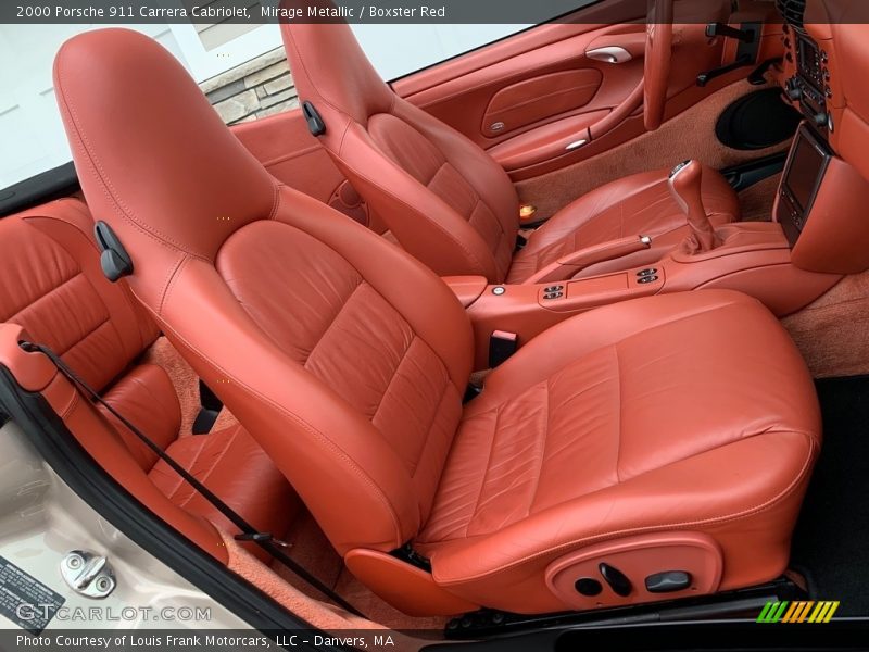 Front Seat of 2000 911 Carrera Cabriolet