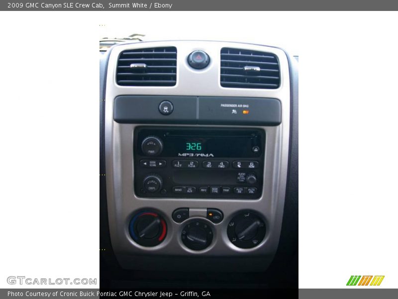 Summit White / Ebony 2009 GMC Canyon SLE Crew Cab
