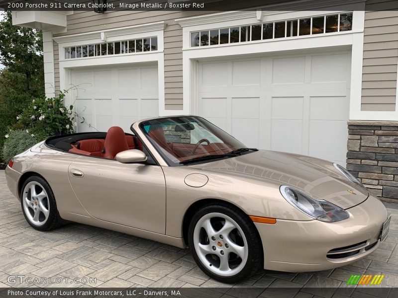 Front 3/4 View of 2000 911 Carrera Cabriolet