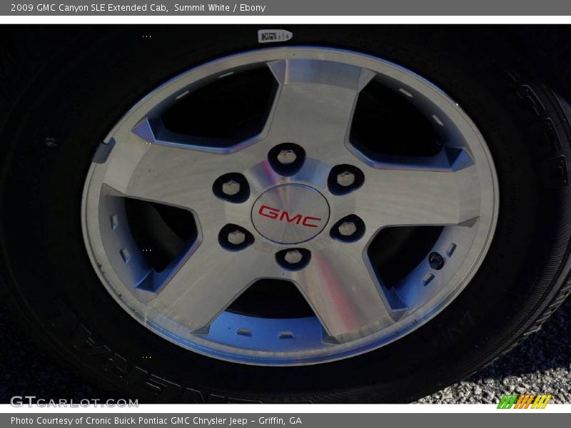 Summit White / Ebony 2009 GMC Canyon SLE Extended Cab