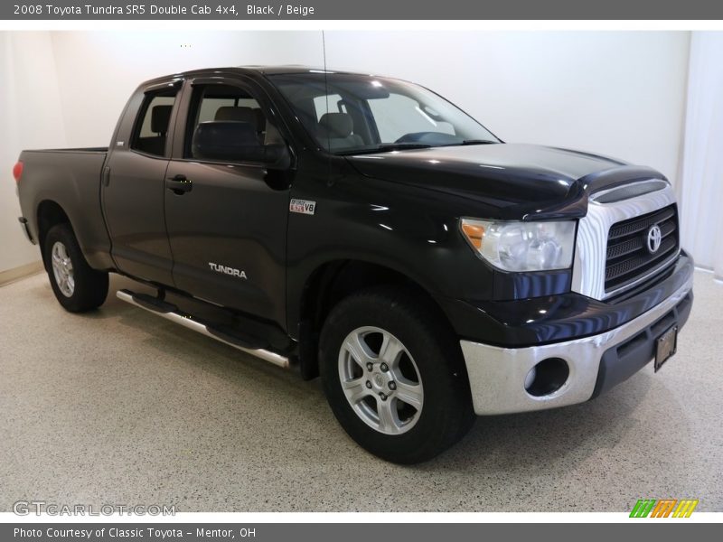 Black / Beige 2008 Toyota Tundra SR5 Double Cab 4x4