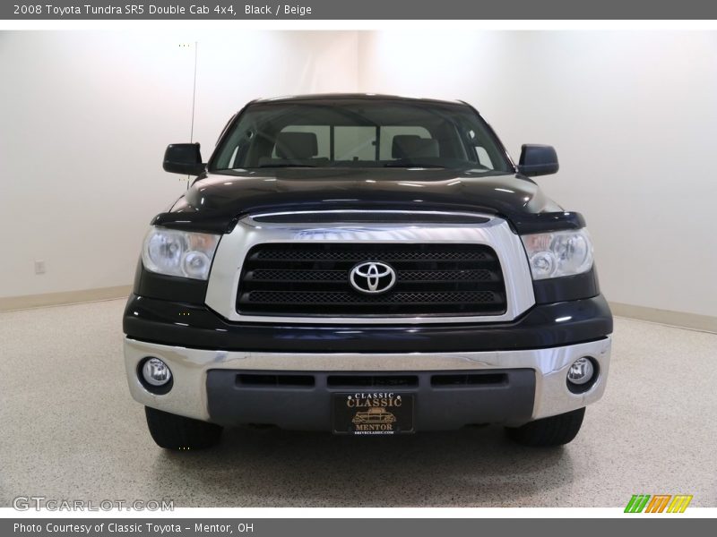 Black / Beige 2008 Toyota Tundra SR5 Double Cab 4x4