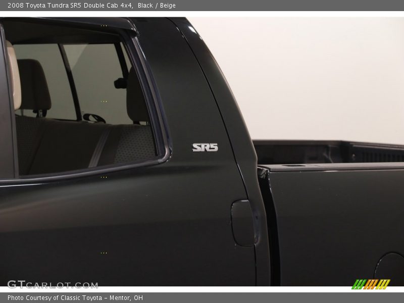 Black / Beige 2008 Toyota Tundra SR5 Double Cab 4x4