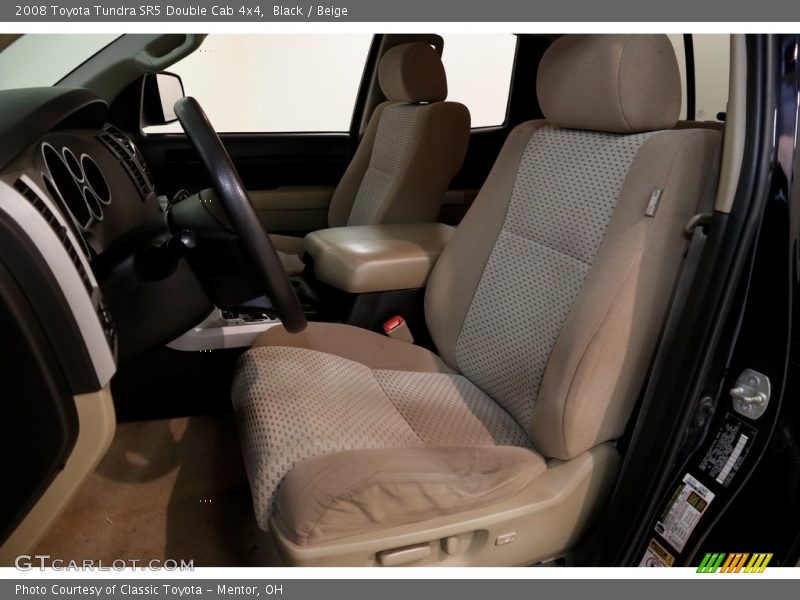 Black / Beige 2008 Toyota Tundra SR5 Double Cab 4x4