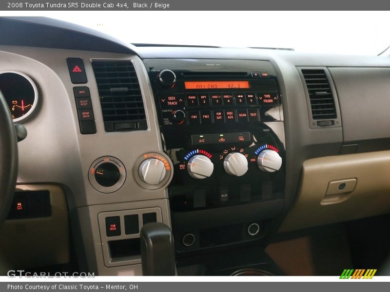 Black / Beige 2008 Toyota Tundra SR5 Double Cab 4x4