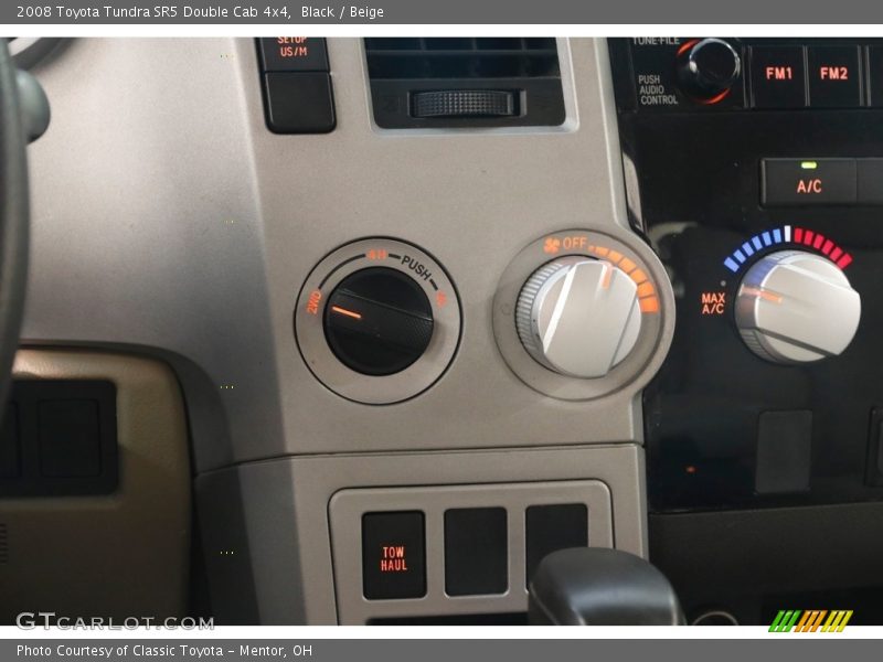 Black / Beige 2008 Toyota Tundra SR5 Double Cab 4x4