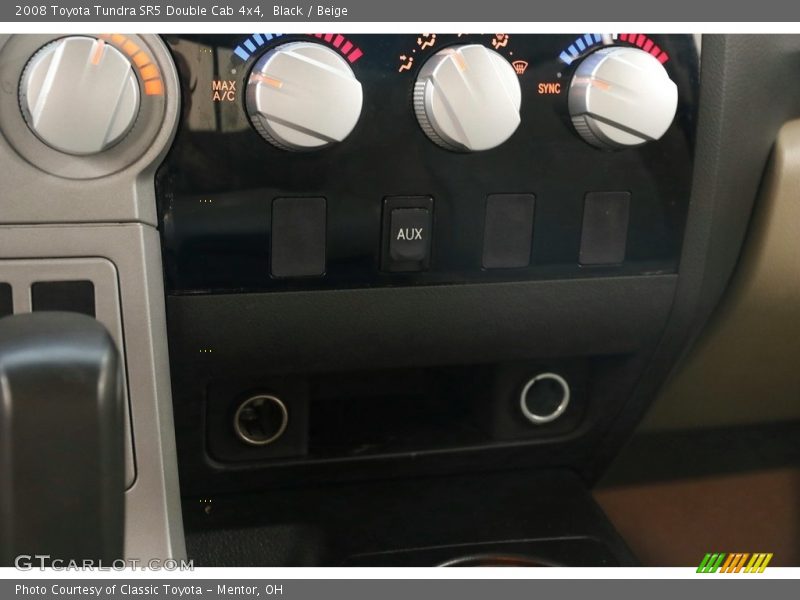 Black / Beige 2008 Toyota Tundra SR5 Double Cab 4x4