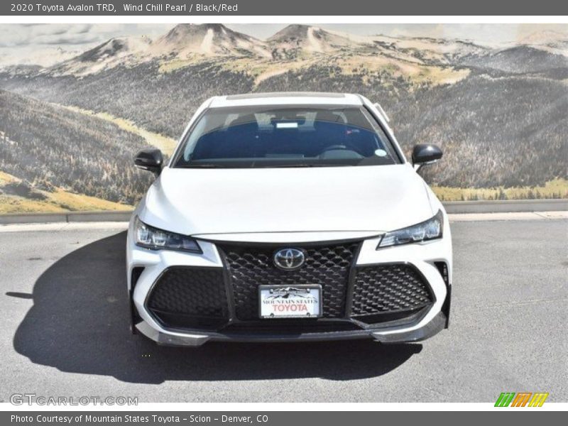 Wind Chill Pearl / Black/Red 2020 Toyota Avalon TRD