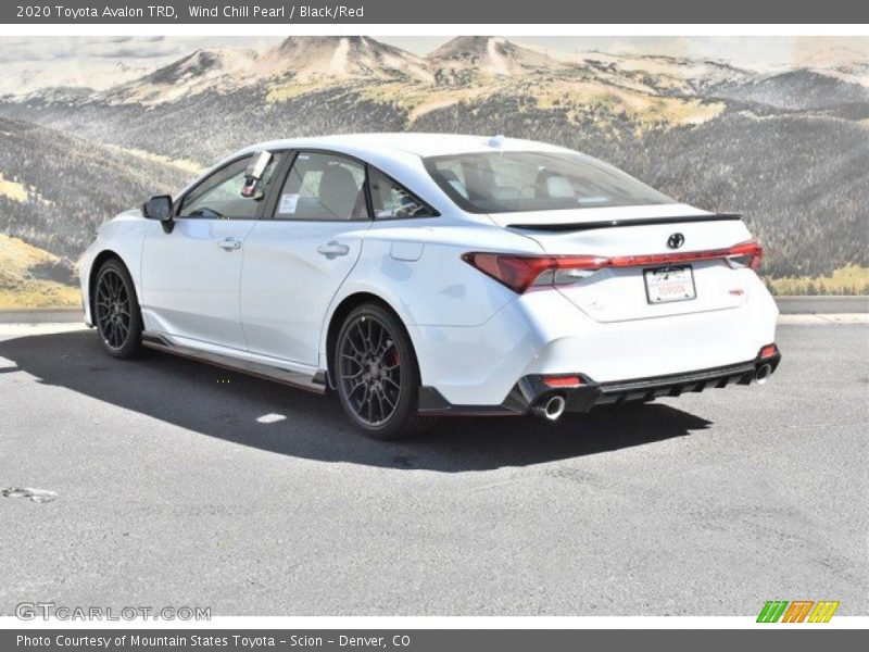Wind Chill Pearl / Black/Red 2020 Toyota Avalon TRD