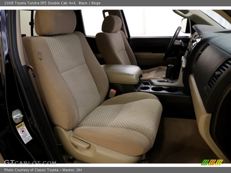 Black / Beige 2008 Toyota Tundra SR5 Double Cab 4x4