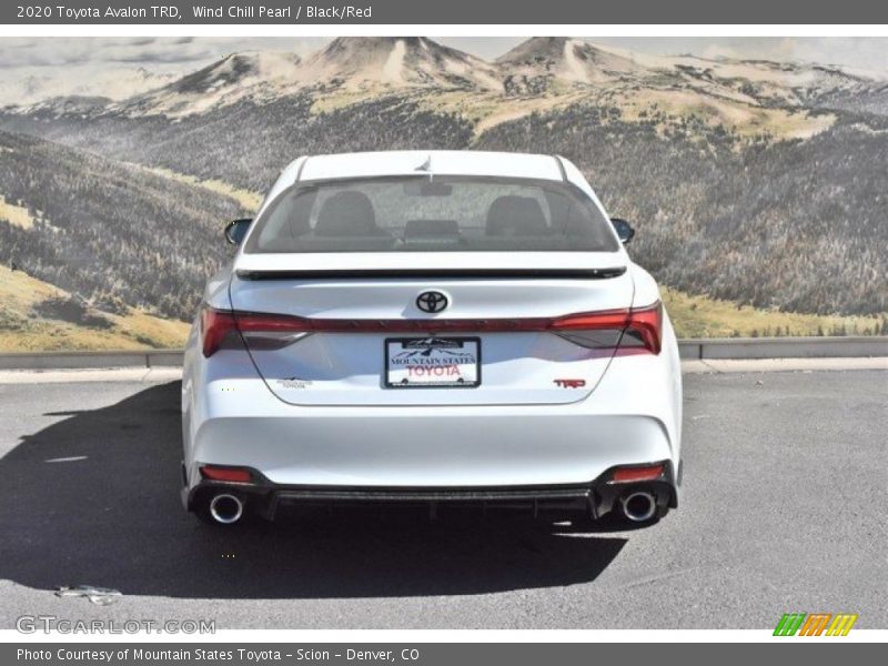 Wind Chill Pearl / Black/Red 2020 Toyota Avalon TRD