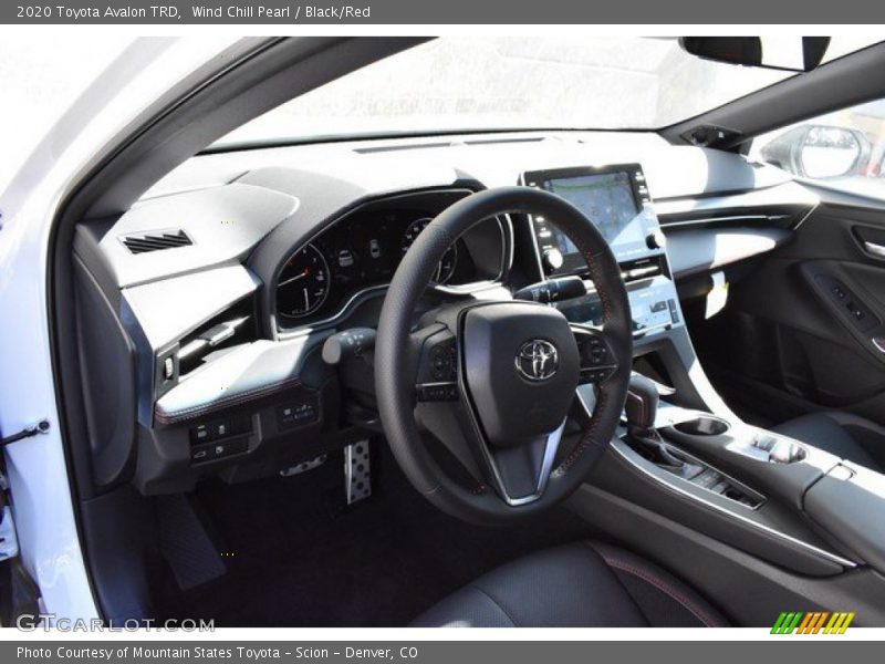 Wind Chill Pearl / Black/Red 2020 Toyota Avalon TRD