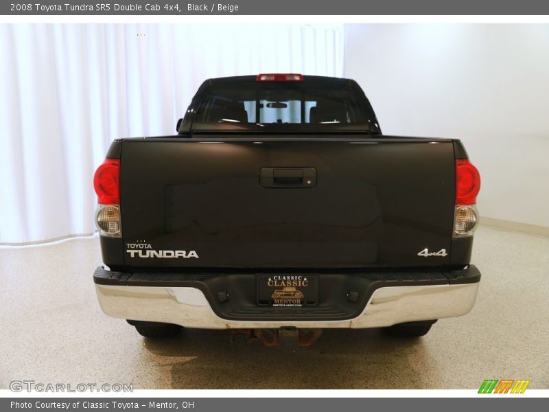 Black / Beige 2008 Toyota Tundra SR5 Double Cab 4x4